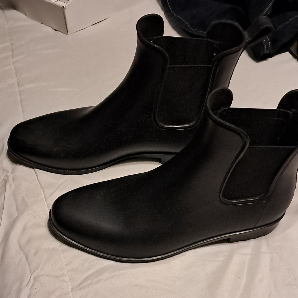 Waterproof Black Women's Ankle Boots